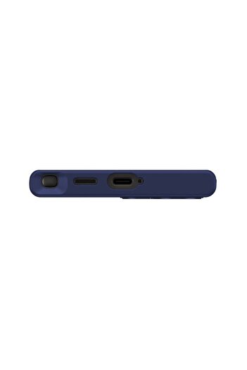 Benks Galaxy S24 Ultra Uyumlu Kılıf Magsafe Şarj Özellik Şeffaf Arka Yüzey Benks MagClap TPU Çerçeve Mavi