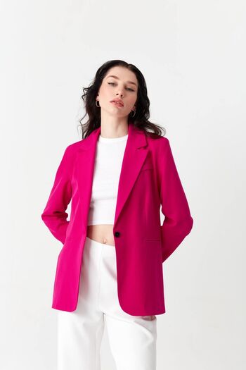 Select Moda Kadın Fuşya Blazer Ceket