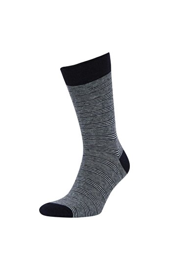DeFacto Men's 3-Piece Cotton Long Socks