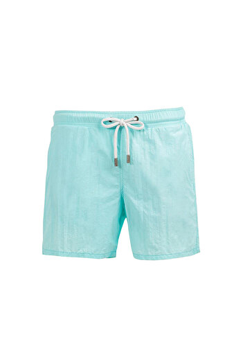 Miami Beach Blue 540 Mint Nylon Men's Shorts Swimsuit - Sort 540-MINT-NYLON