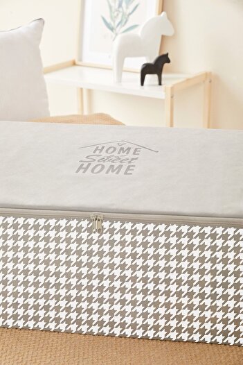 renklibebek Storage Bag 3 Pack Mega Size Crow's Feet Under Base Modern Organizer Dowry Interlining Storage Bag ~ Dimension: 3 x 74x46x22