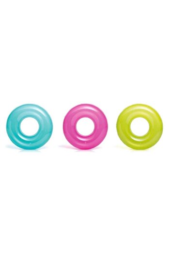 Intex Transparent Printed Jumbo Bagel 76 Cm - 59260 Pink