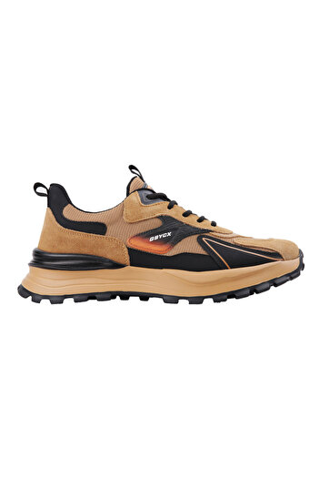 MARCOMEN 19084 TABA-SIYAH SNEAKER DERİ AYAKKABI