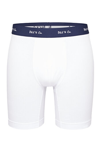 Phil & Co. Berlin Lange Boxershorts aus Jersey im Retro-Stil