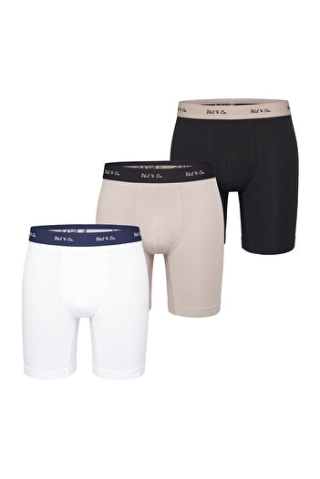 Phil & Co. Berlin Lange Boxershorts aus Jersey im Retro-Stil