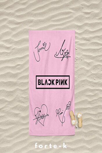 Fortek Home Πετσέτα θαλάσσης 75*150 εκατοστών - (SUMMER-CHILDREN) Blackpink
