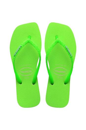 Havaianas Neon Green Glitter Slippers - 4148927 -7179