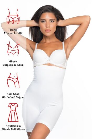 OXVİN Thinning Women's 1 Size Slimming, Firming, Lifting and Shaping High Waist Shorts Corset