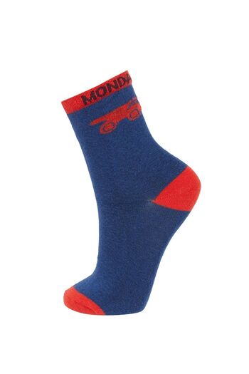 DeFacto Set of 5 Cotton Long Socks for Boys - Y2880a6ns