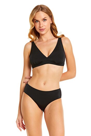 Argento Siyah Toparlayıcı Üçgen Bikini Takımı