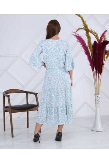 CİXAPLE Rochie din Viscoză - Fermoar la spate