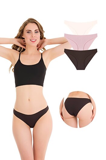 Newlilla 10010 Slip 3-Piece Bikini Panties Pack 10010-v5