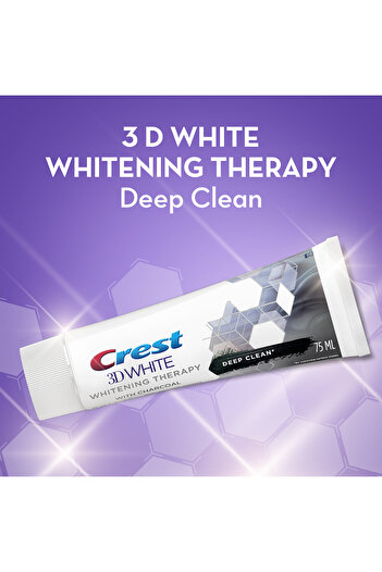 CREST 3D Whitening Therapy Charcoal 75 ml