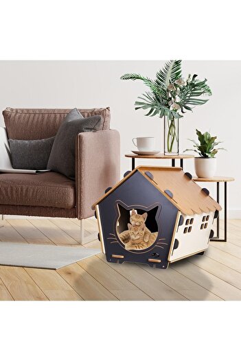 Patihomes Cat House - Cat Cottage - With Cushions