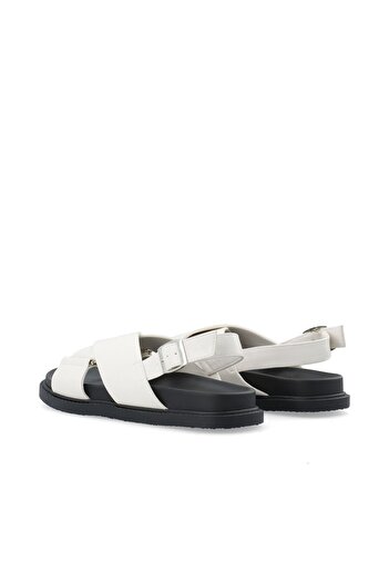 Bianco Sandalen Mit Überkreuzriemen Biaoslo