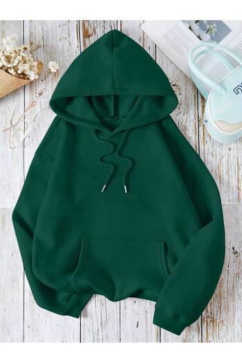EYAX MODA Unisex Plus Size Hooded Sweatshirt