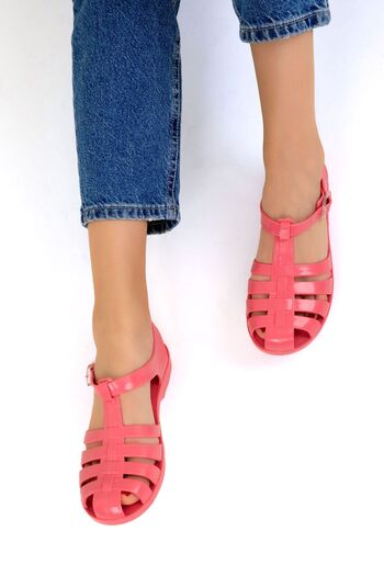 SOHO Fuchsia Matte Women's Sandals - 19073 Model