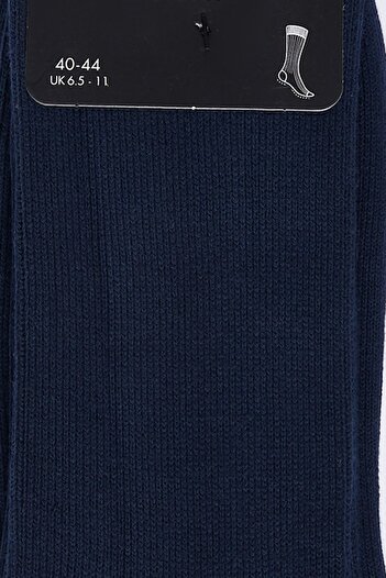 ALTINYILDIZ CLASSICS Ανδρικές κάλτσες Navy Blue μονές με ραβδώσεις