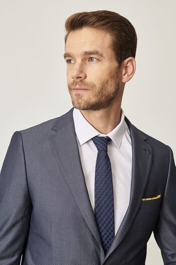 ALTINYILDIZ CLASSICS Men's Navy Blue Extra Slim Fit Slim Fit Waterproof Nano Suit