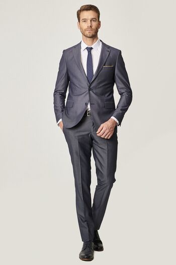 ALTINYILDIZ CLASSICS Men's Navy Blue Extra Slim Fit Slim Fit Waterproof Nano Suit