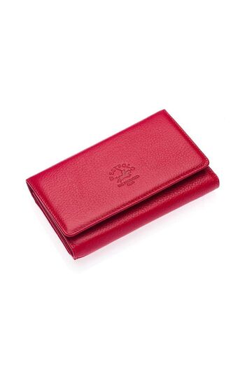 Westpolo West Polo Genuine Leather Women's Wallet Card Holder with Lots of Cards
