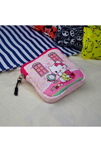 Köstebek Pink Mirror Hello Kitty - Teddy Friend Makeup Bag