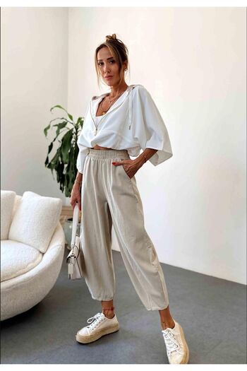 Bak'ap Premium Gabardine Trousers - Elastic Waist