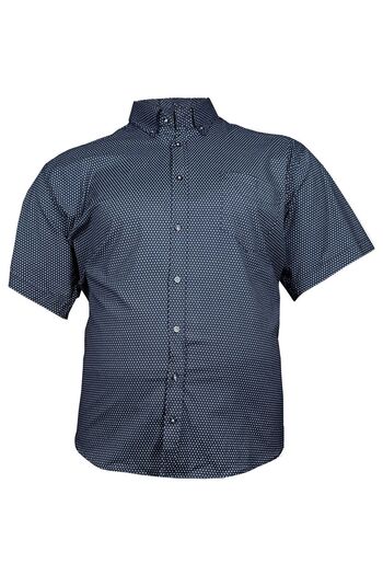 Surco Plus Size Short Sleeve Shirt - PolKa Dot DesiGn