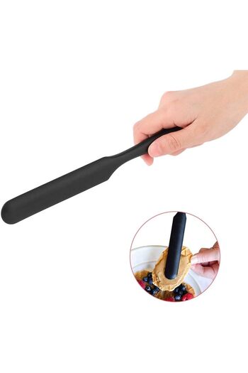 Ekostem 2 Pieces Silicone Cream, Cheese and Chocolate Skimming Spatulas