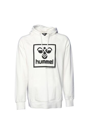 hummel Чоловічий світшот з капюшоном і коміром білого кольору 9215569003 Hmltısam 20 Hoodie M