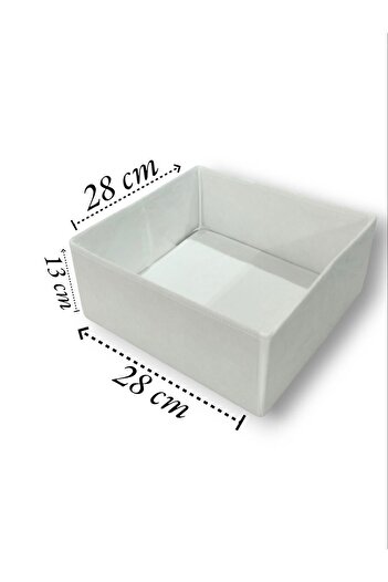 Balkan Room Set de 6 organizatoare de sertare albe - Set cutie multifuncțională pentru dulap