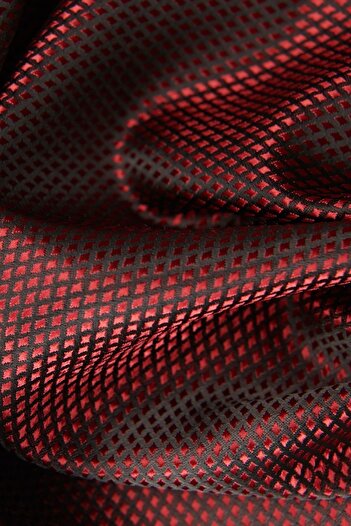 ALTINYILDIZ CLASSICS Men's Burgundy Nano Tie-Handkerchief Set