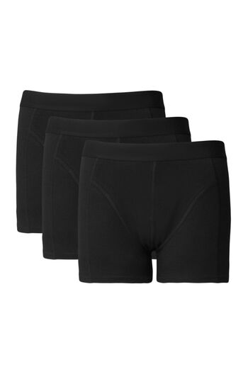 AC&Co / Altınyıldız Classics Ανδρικό Premium βαμβακερό μαύρο πακέτο 3 εύκαμπτων μπόξερ