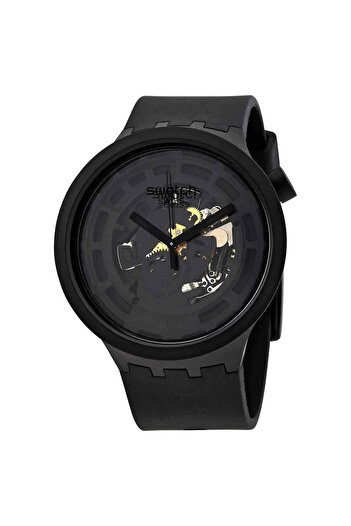 Swatch Big Bold Ceramic C-black Unisex Kol Saati Sb03b100