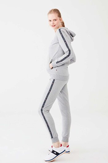 U.S. Polo Assn. Set pijama pentru femei, gri Melange