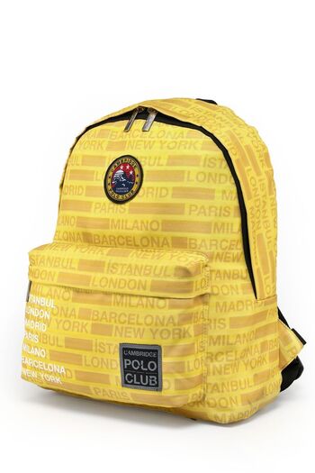 Cambridge Polo Club Cities II Unisex Backpack with Front Pocket