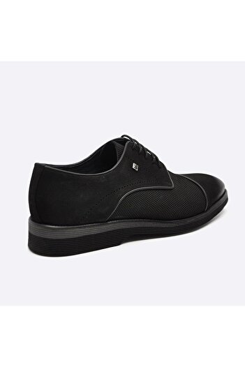 Fosco Black Genuine Leather Casual Men's Shoes 2960 983 46