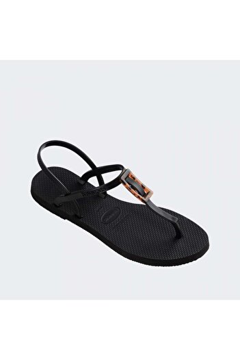 Havaianas You Paraty Big Buckle - Black Women's Slippers 0090