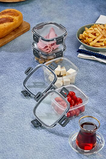 icone life 4-Piece Leak-Proof Silicone Breakfast Set