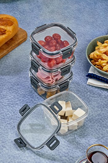 icone life 4-Piece Leak-Proof Silicone Breakfast Set
