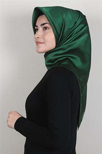 PİRAMİT Piramit Düz Renk Eşarp 1340-20 Zümrüt