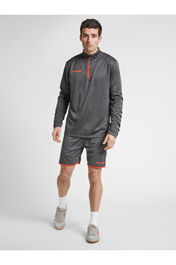 hummel hmlAUTHENTIC SWEATSHIRT MIT HALF-ZIP