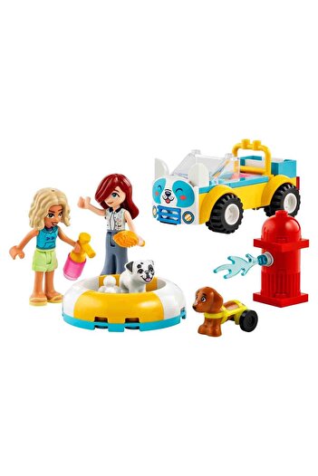 LEGO عربة تصفيف شعر الكلاب للأطفال من سن 4 سنوات فما فوق - ملابس داخلية على شكل كلب