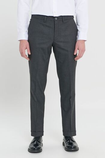 ALTINYILDIZ CLASSICS Black Comfort Fit Men's Trousers - Relaxed Fit, Side Pockets and Elastic Waist