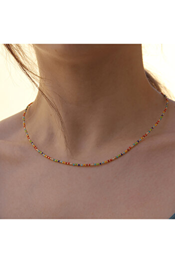 Stylish Accesories Colorful handmade kolye
