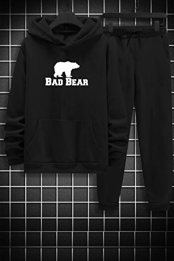 uyguntarz Σετ φόρμας Unisex Bear Printed