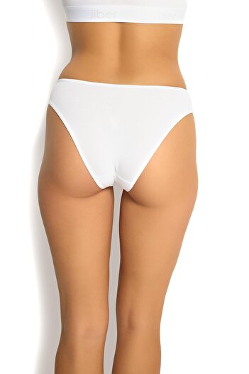 Jiber Women's White Cotton Panties - 655
