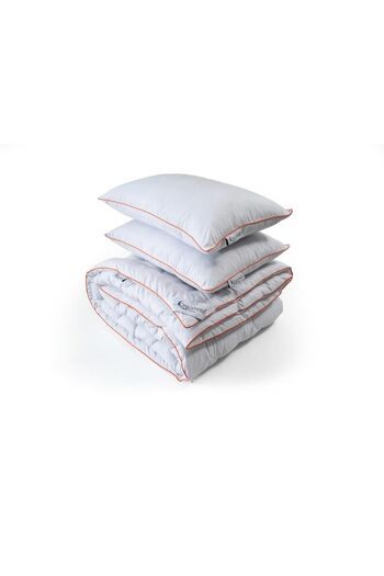 Dreamrite Home Conforel Soft Antiallergic Pillow-Quilt Set Double 195X215 cm 1 Piece Quilt 2 Pieces Pillow