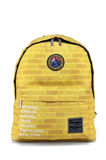 Cambridge Polo Club Cities II Unisex Backpack with Front Pocket