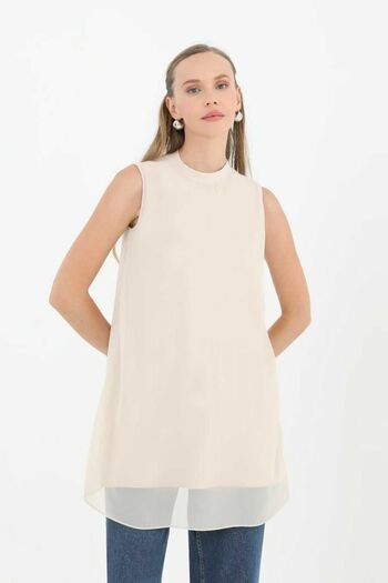 Meryemce Butik Εσώρουχα σιφόν με μηδενικό μανίκι